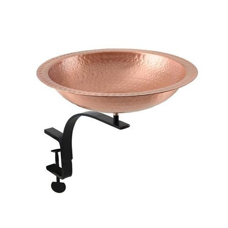 ACHLA DESIGNS Achla BBHC-02T-S Hammered Staked Birdbath; Solid Copper & Black BBHC-02T-S